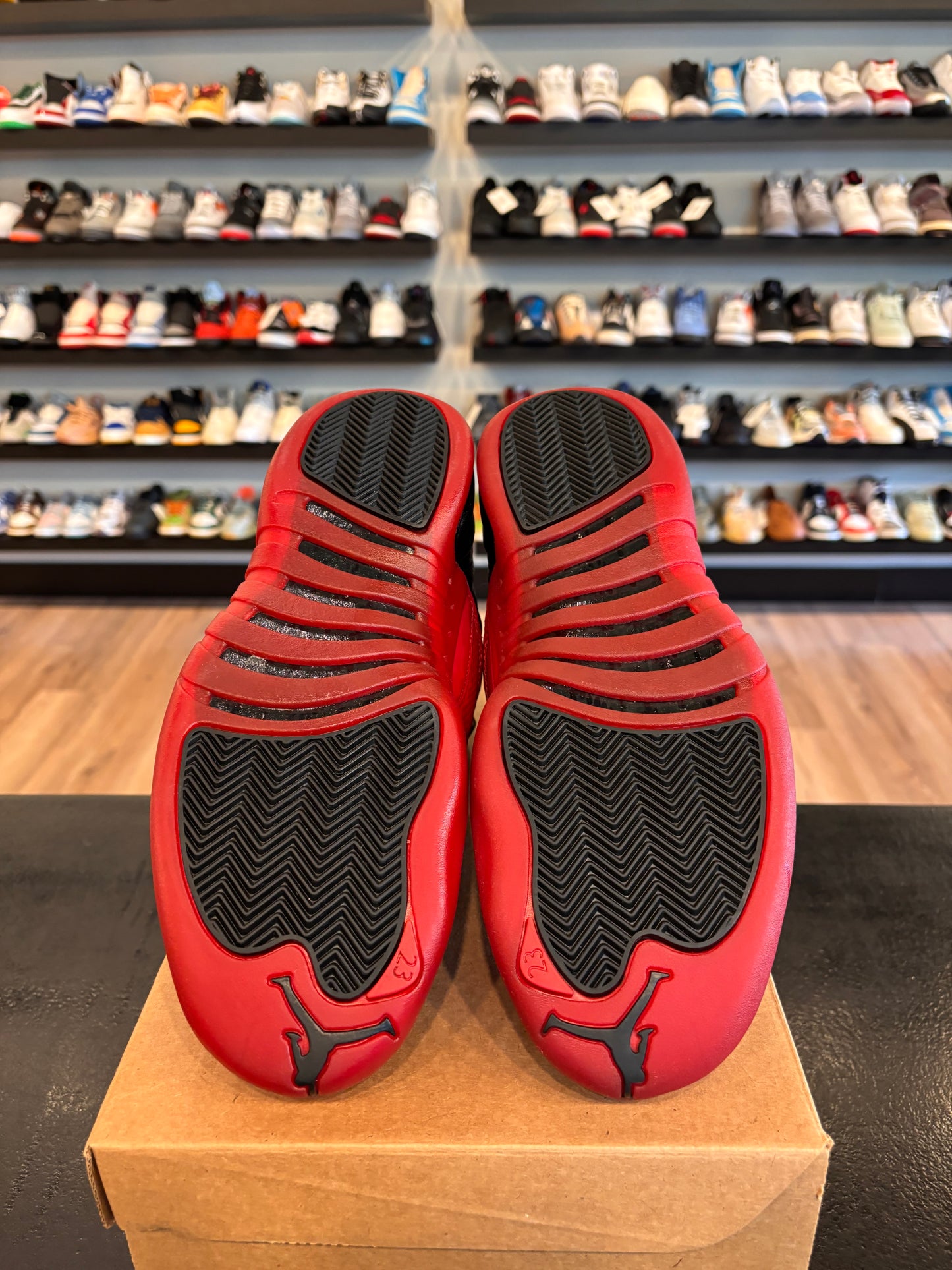 Jordan 12 Flu Game Size 9 Pre-Owned (No Box)