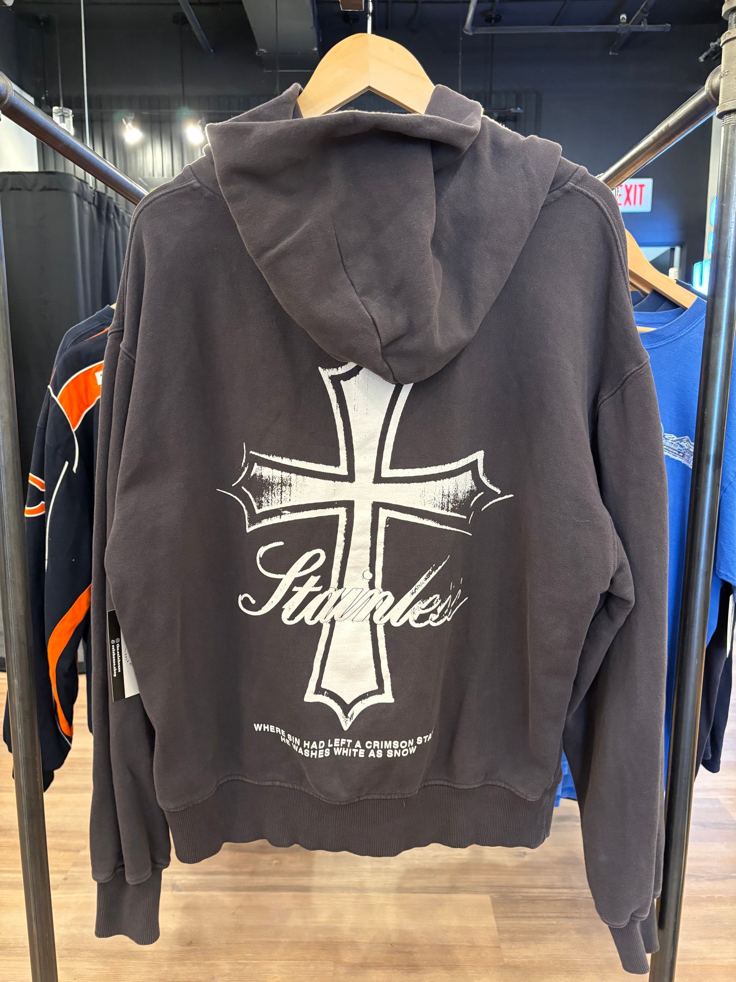 Ash Hooded Zip Up Size Medium Pre-Owned