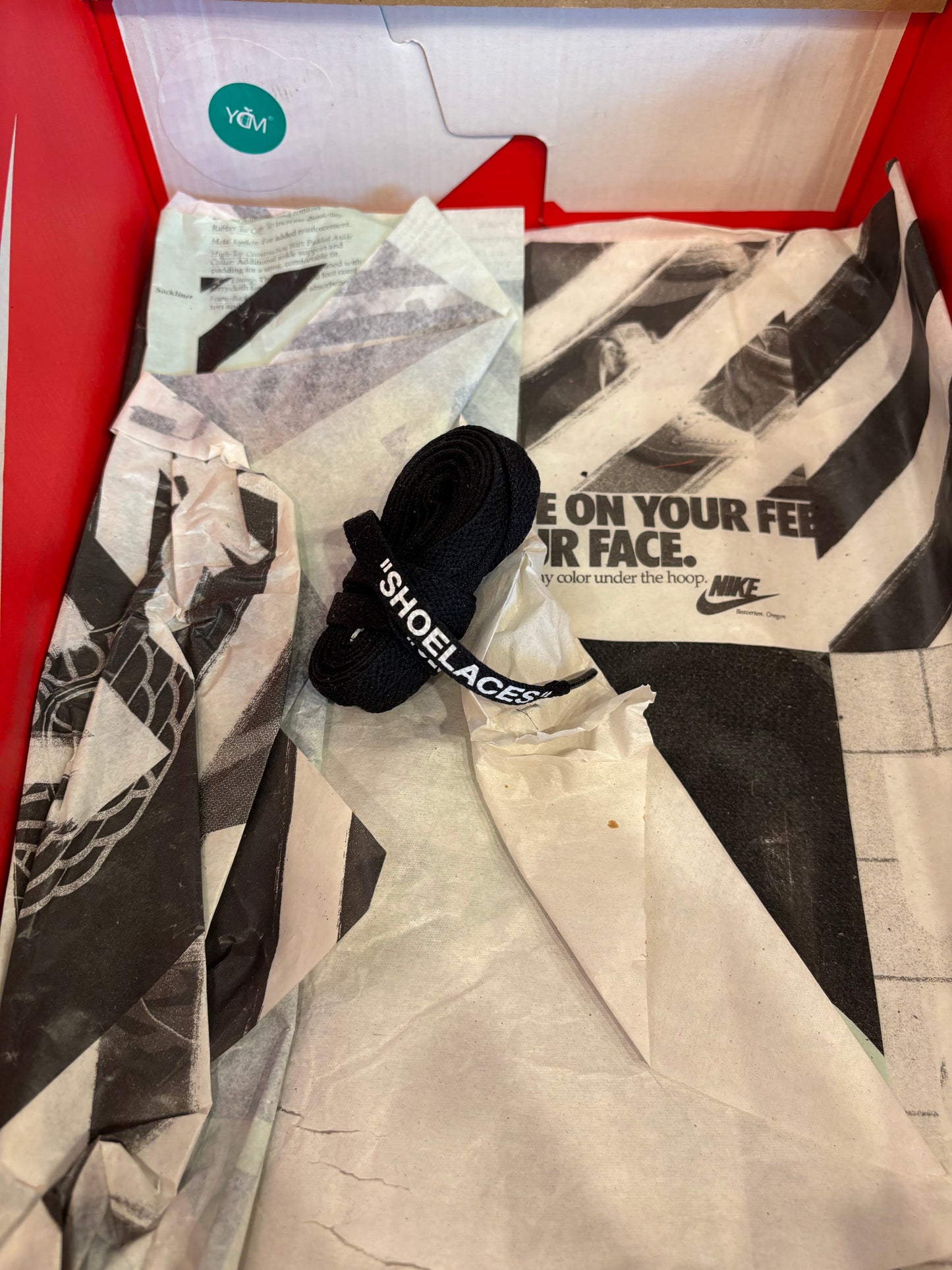 Nike Off-White Serena Queen Size 13 Pre-Owned