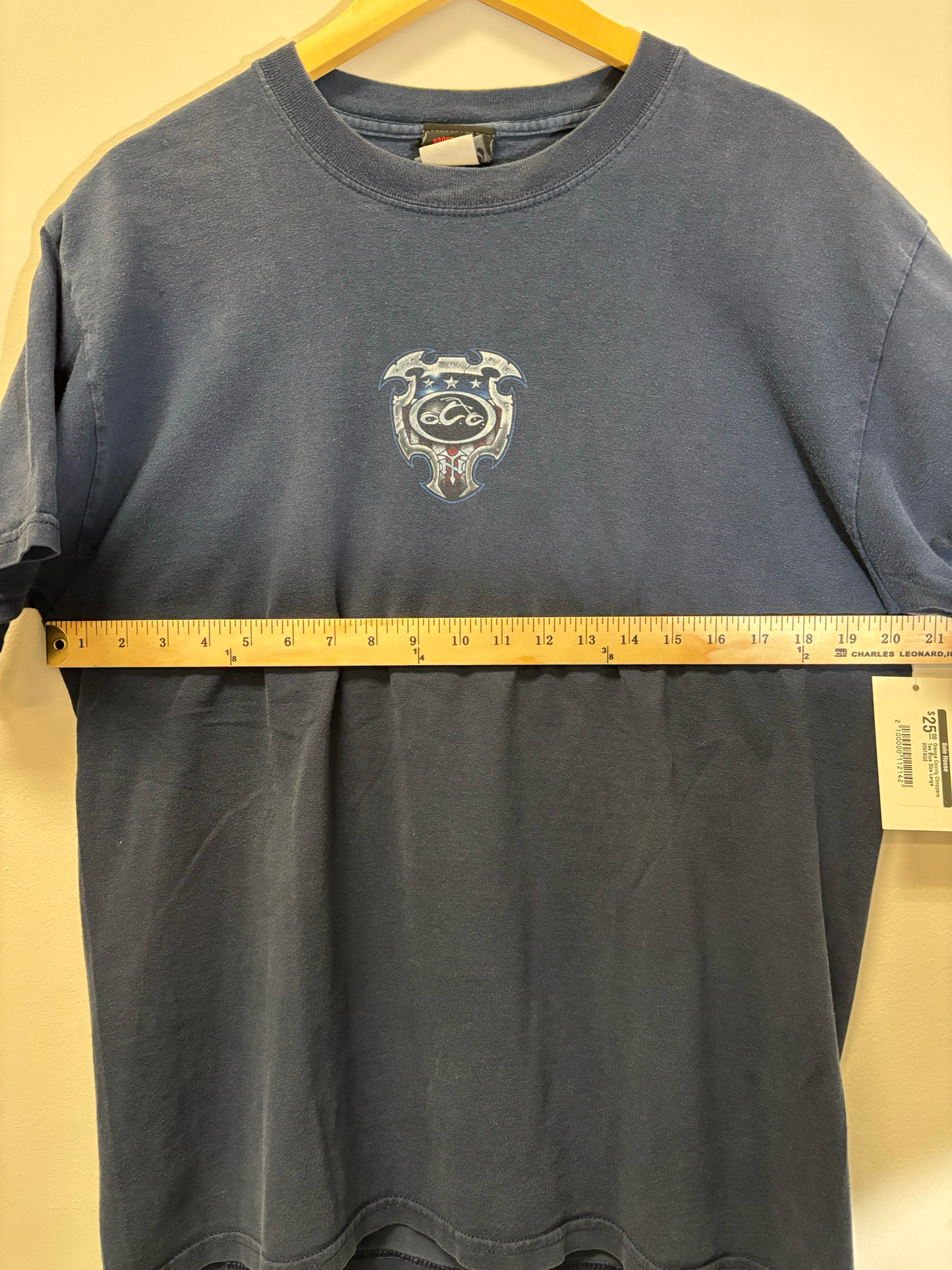 Orange County Choppers Tee Blue Size Large Vintage