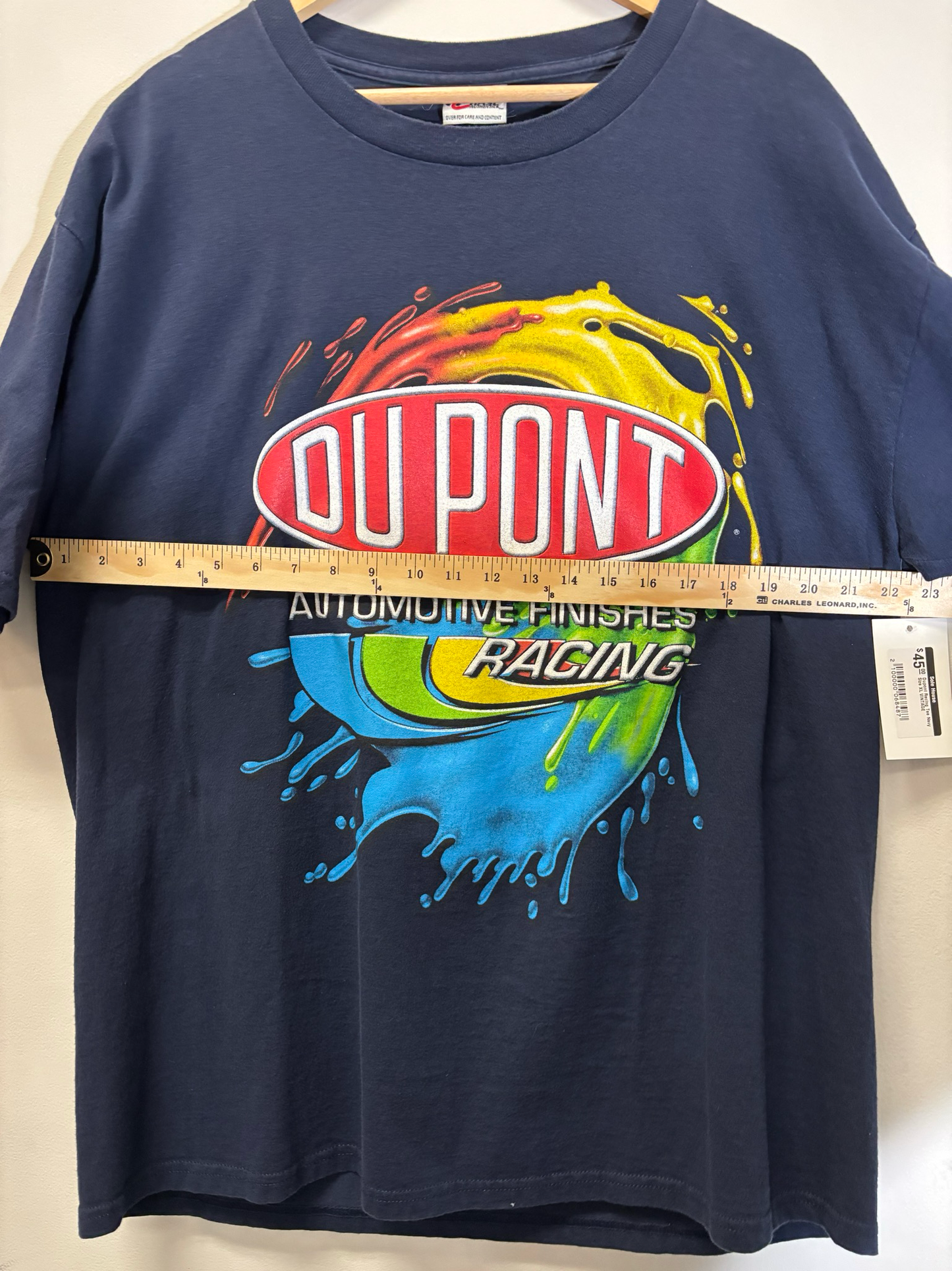 Dupont Racing Tee Navy Size XL Vintage
