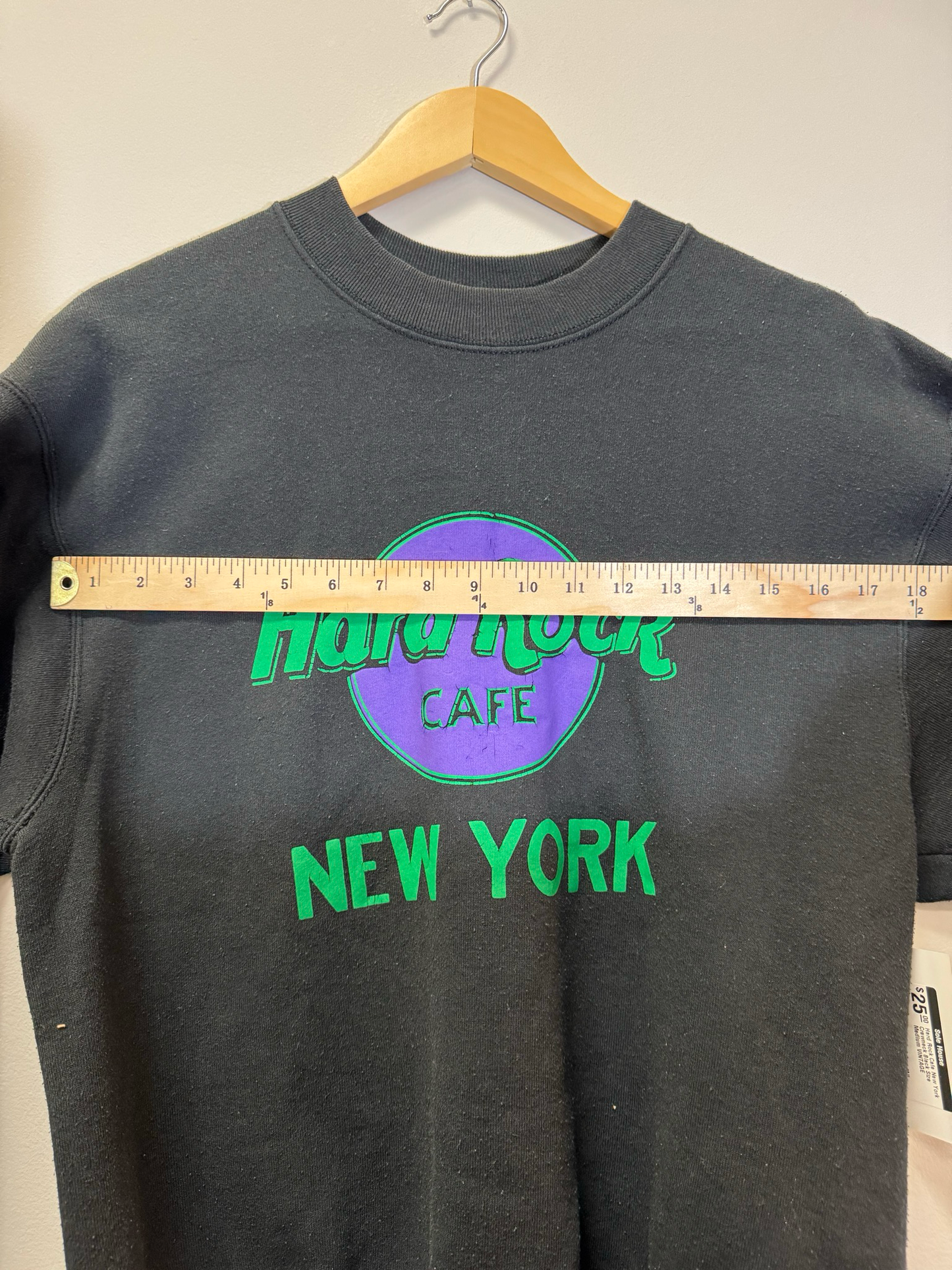 Hard Rock Cafe New York Crewneck Black Size Medium Vintage