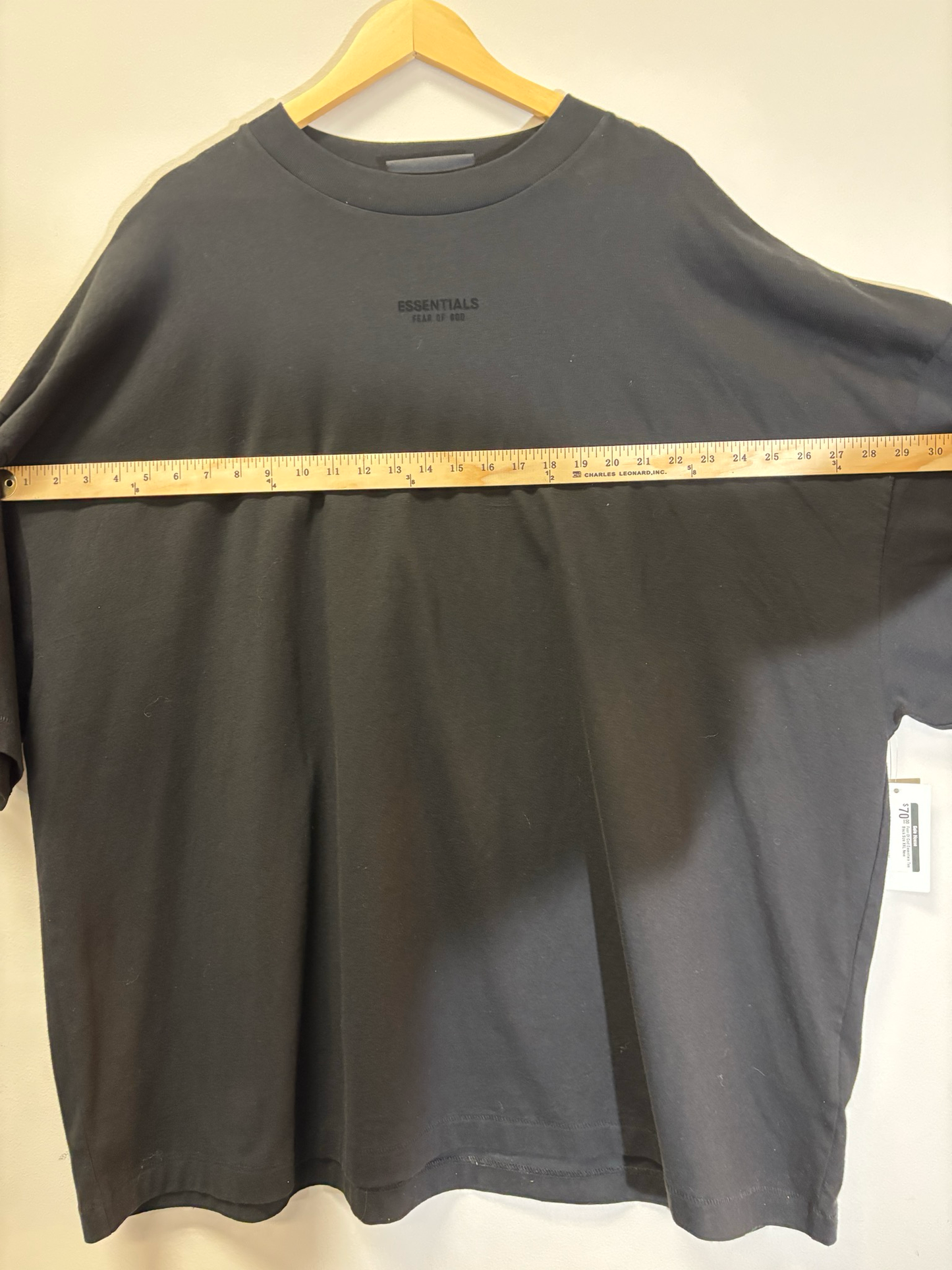 Fear Of God Essentials Tee Black Size XXL New