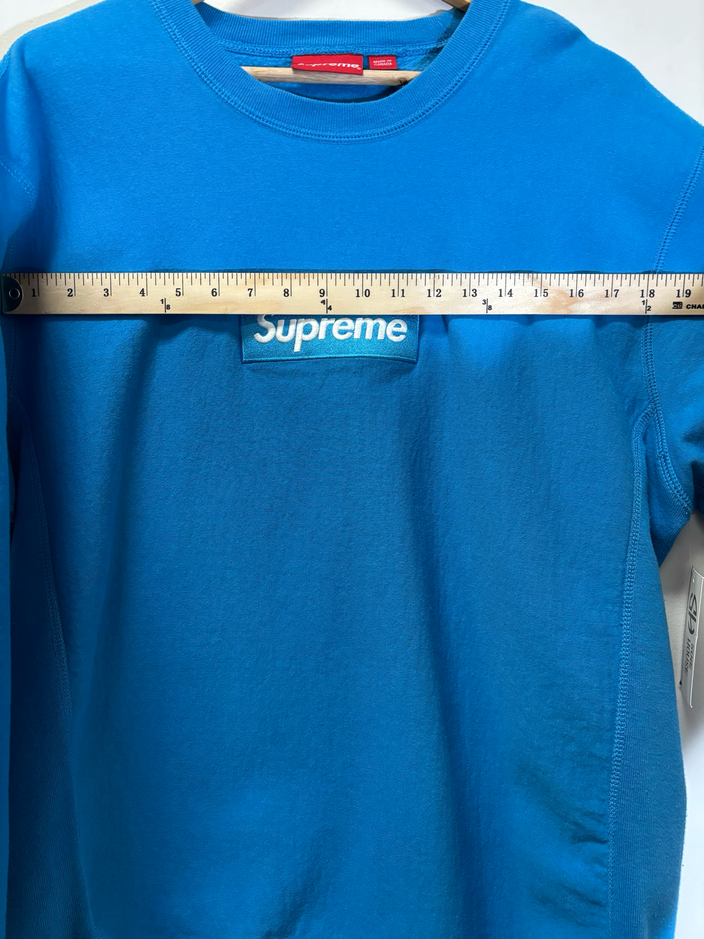 Supreme Box Logo Crew Neck Bright Royal Size XL Pre-Owned
