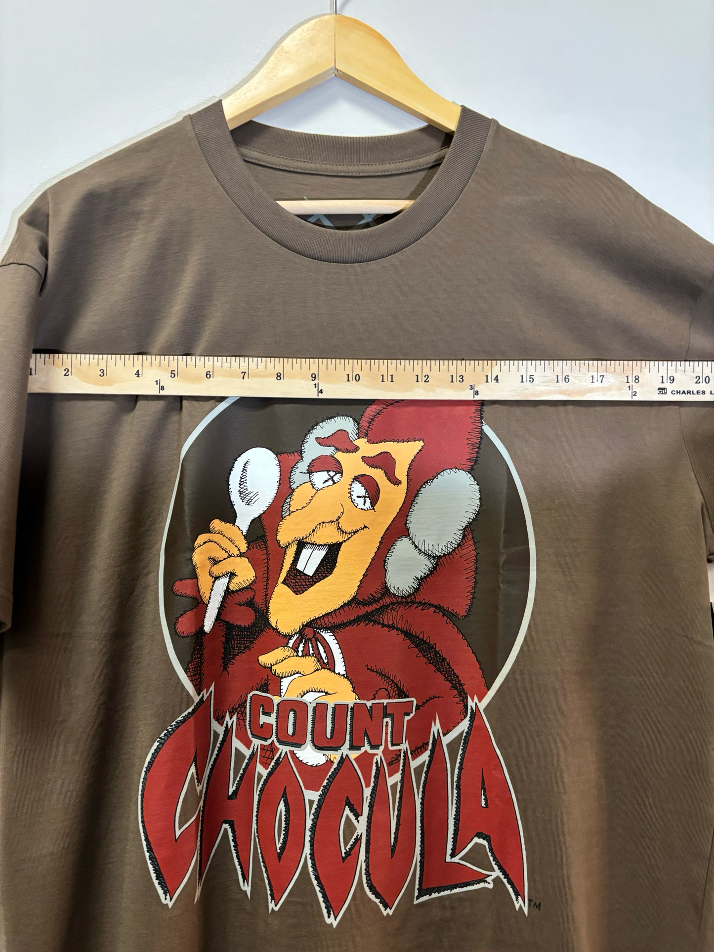 Kaws Count Chocula Tee Brown Size XL Brand New