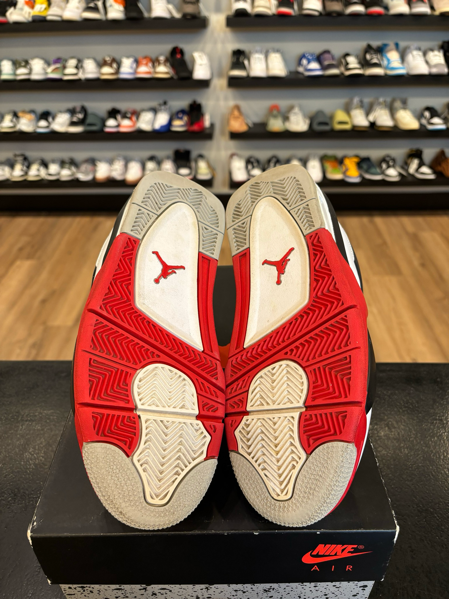 Jordan 4 Fire Red Size 6.5Y (8W) Pre-Owned