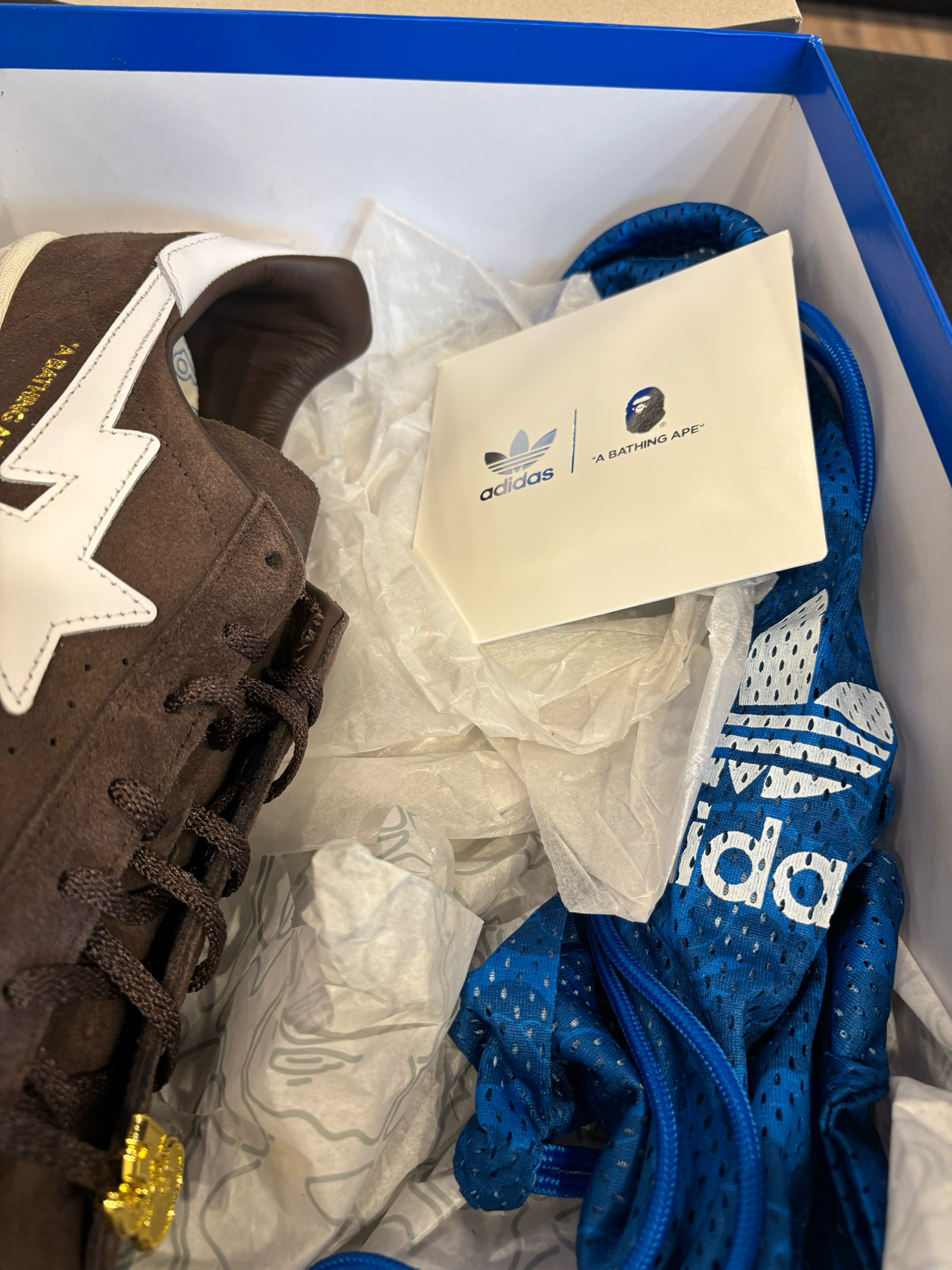 Adidas Campus Bape Brown Size 13 Brand New