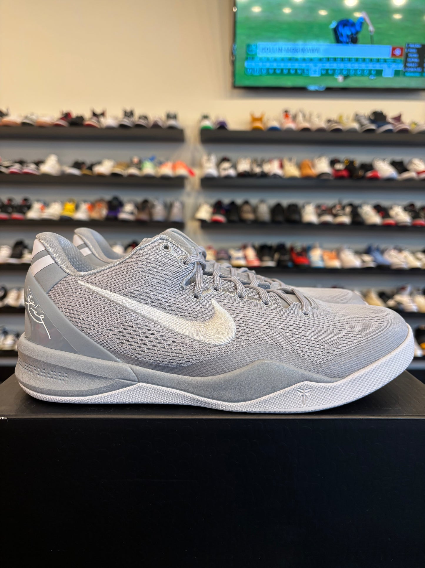 Nike Kobe 8 Protro Wolf Grey Size 7Y (8.5W) Brand New