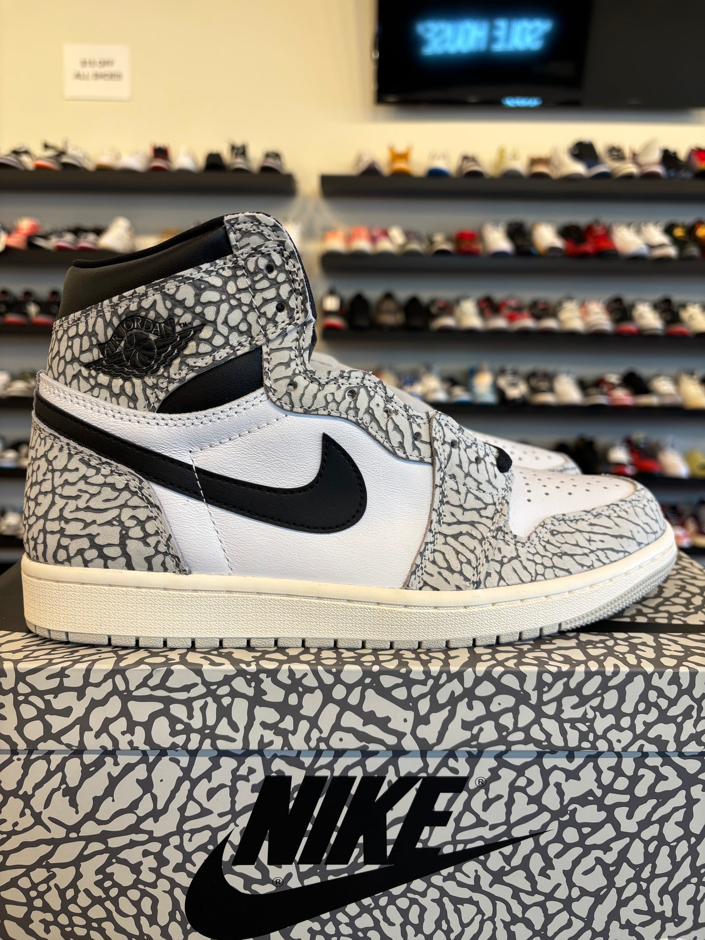 Jordan 1 White Cement Size 9 Brand New