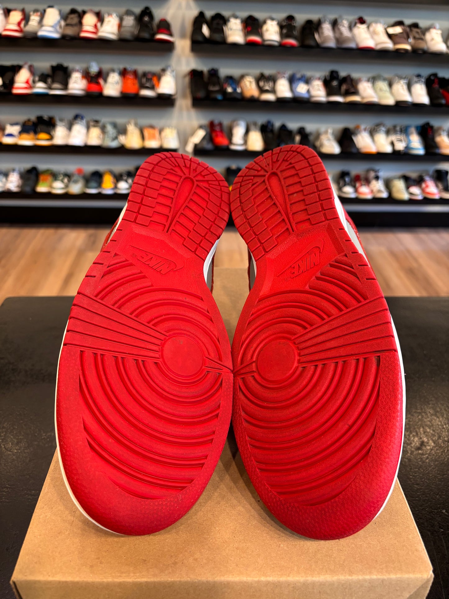 Nike Dunk Low UNLV Size 12 Pre-Owned (No Box)