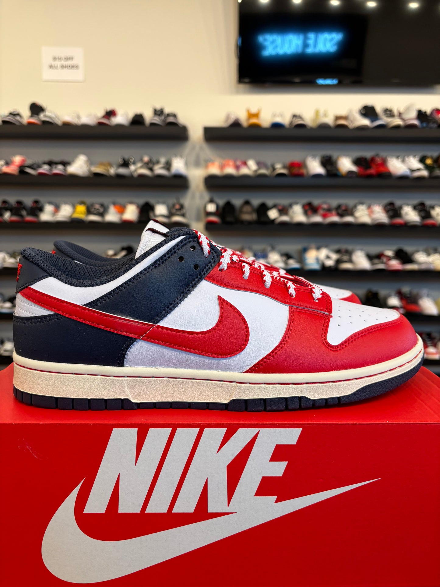 Nike Dunk Low Red Sox Size 10.5 Brand New
