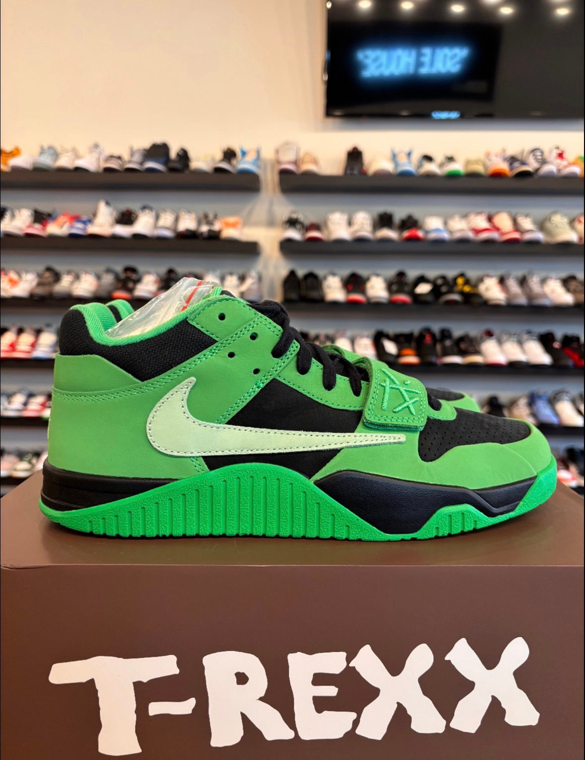 Jordan Jumpman Jack Travis Scott Spark Green Size 10.5 Brand New