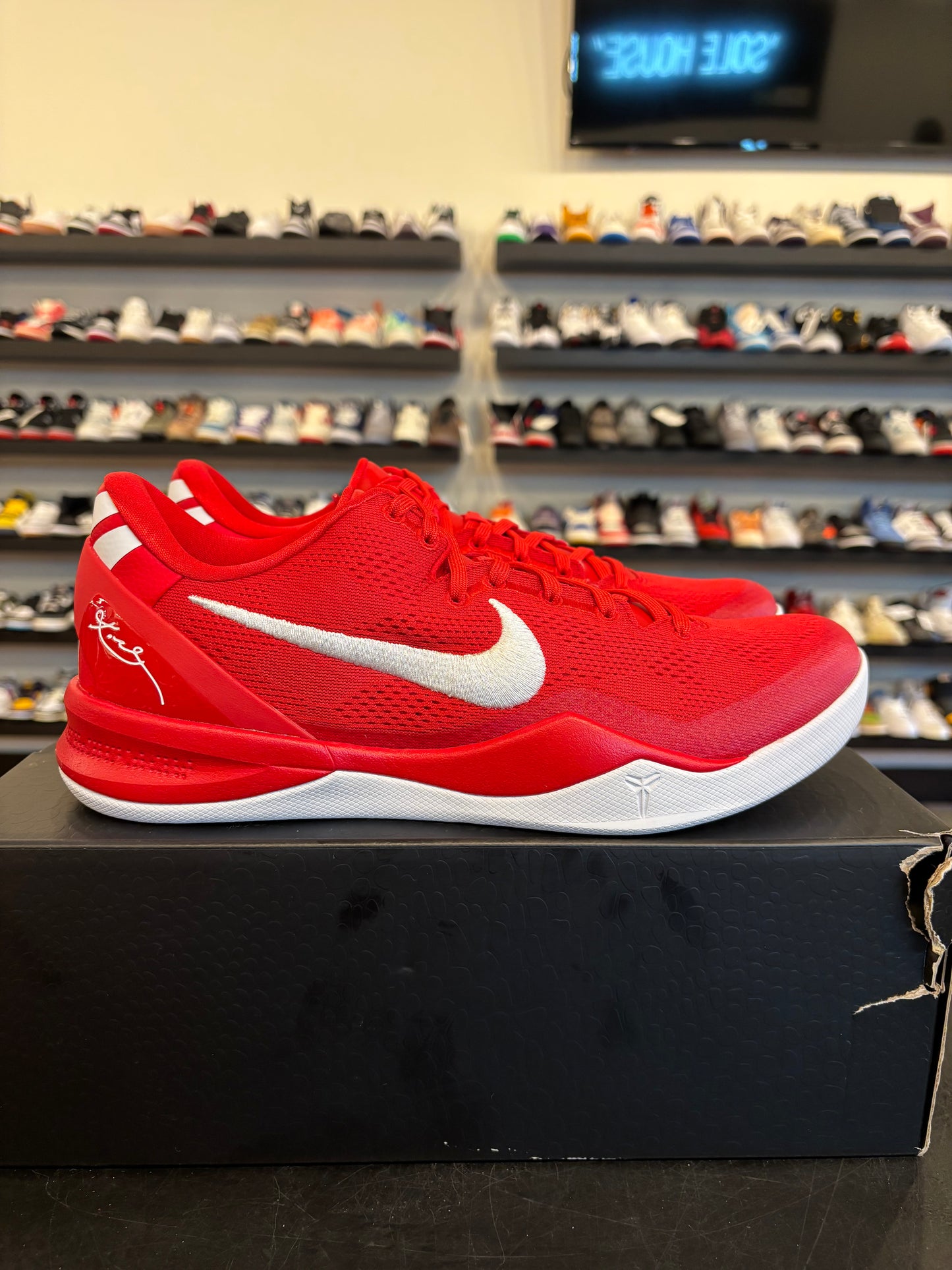 Nike Kobe 8 Protro Team Red Size 10.5 Brand New