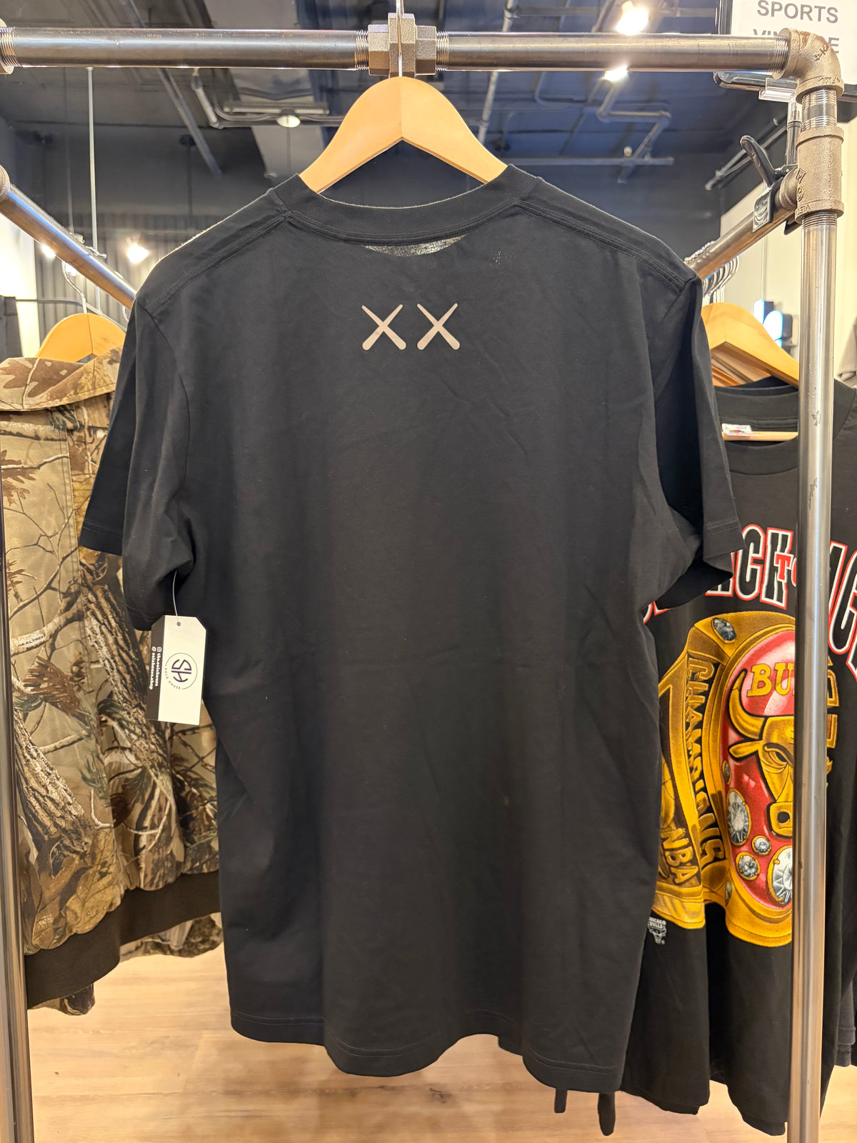Uniqlo Kaws Tee Black Size Large Brand New