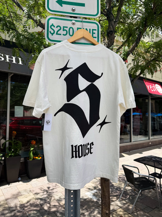 Sole House S Logo Star Tee White Size XXL