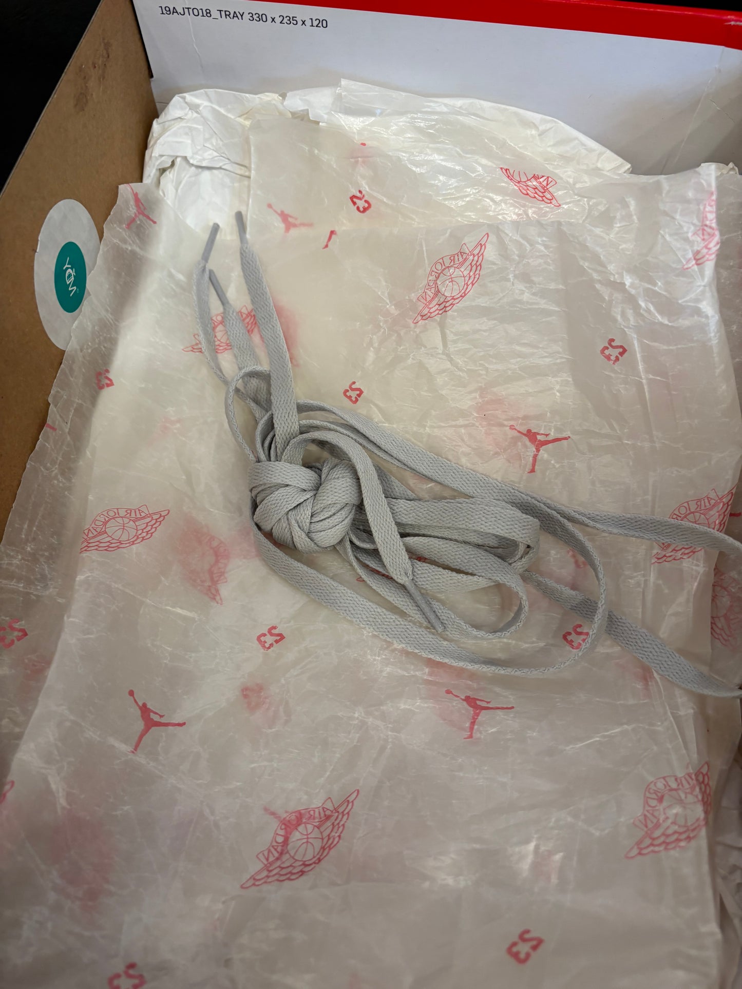 Jordan 1 Neutral Grey 85 Size 8 Pre-Owned