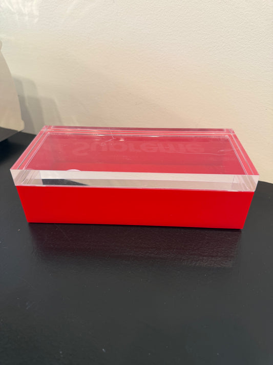 Supreme Acrylic Box Red Pre-Owned
