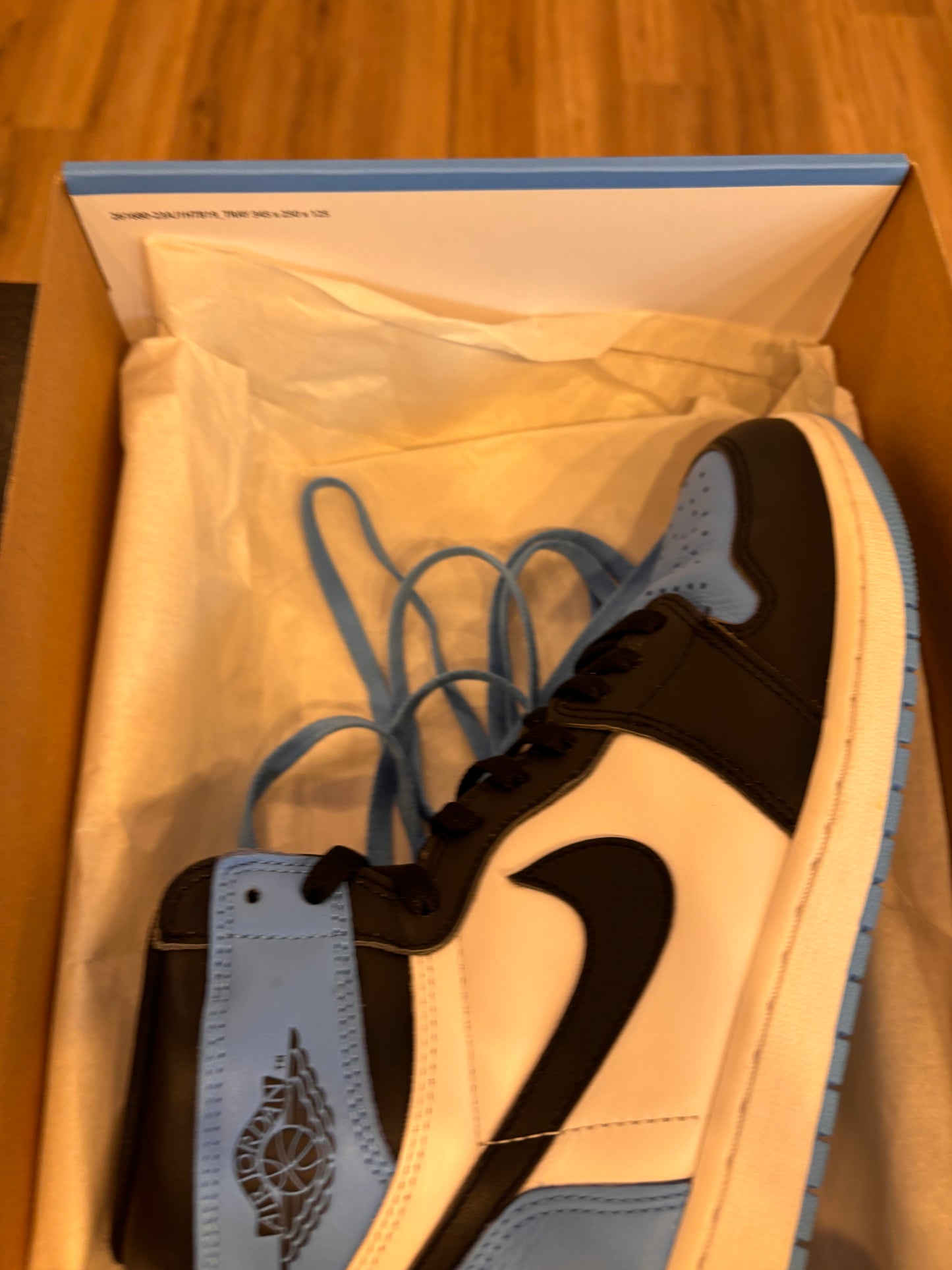 Jordan 1 UNC Toe Size 11 Pre-Owned