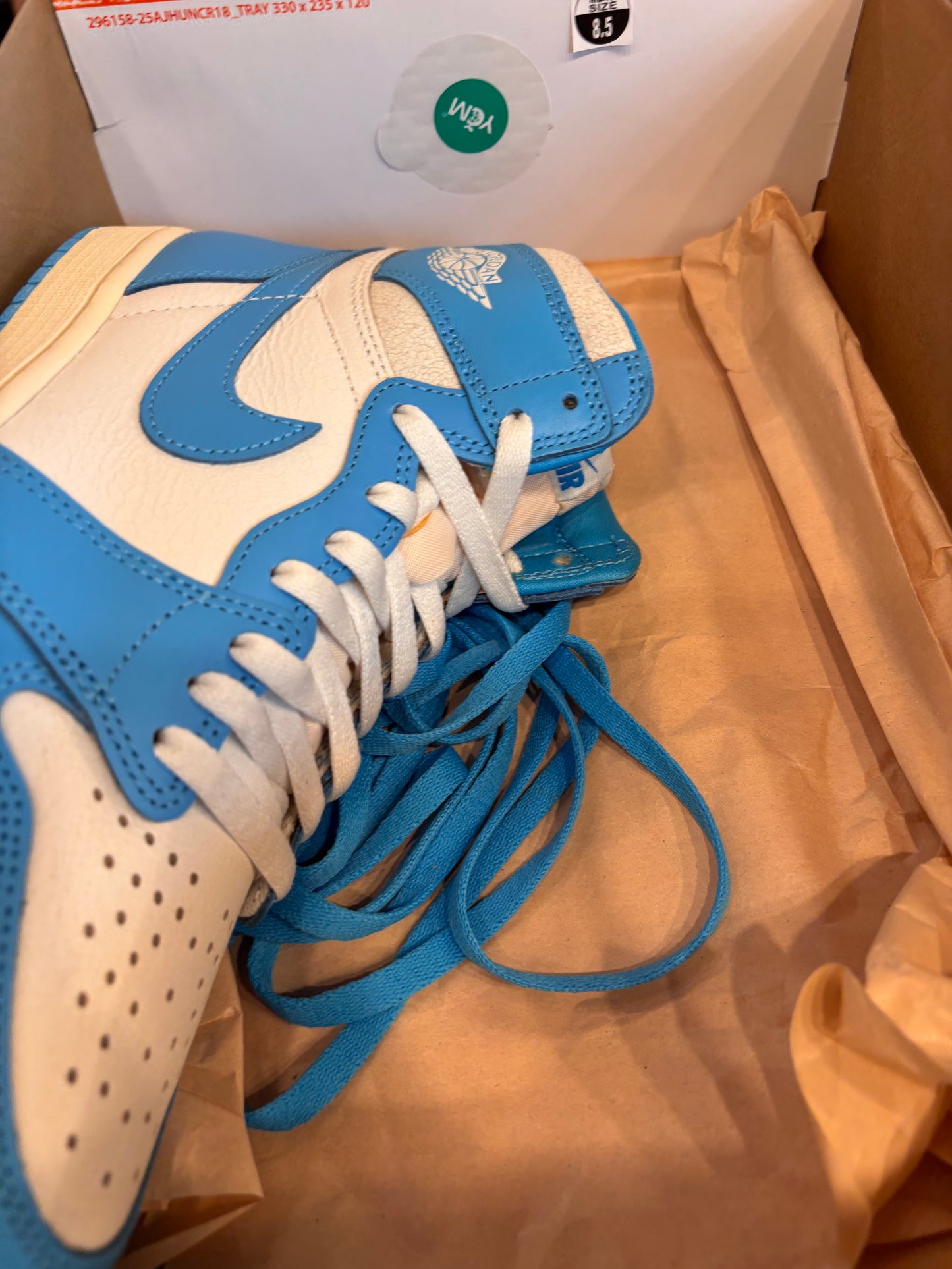 Jordan 1 Reimagined UNC Size 8.5 Pre-Owned