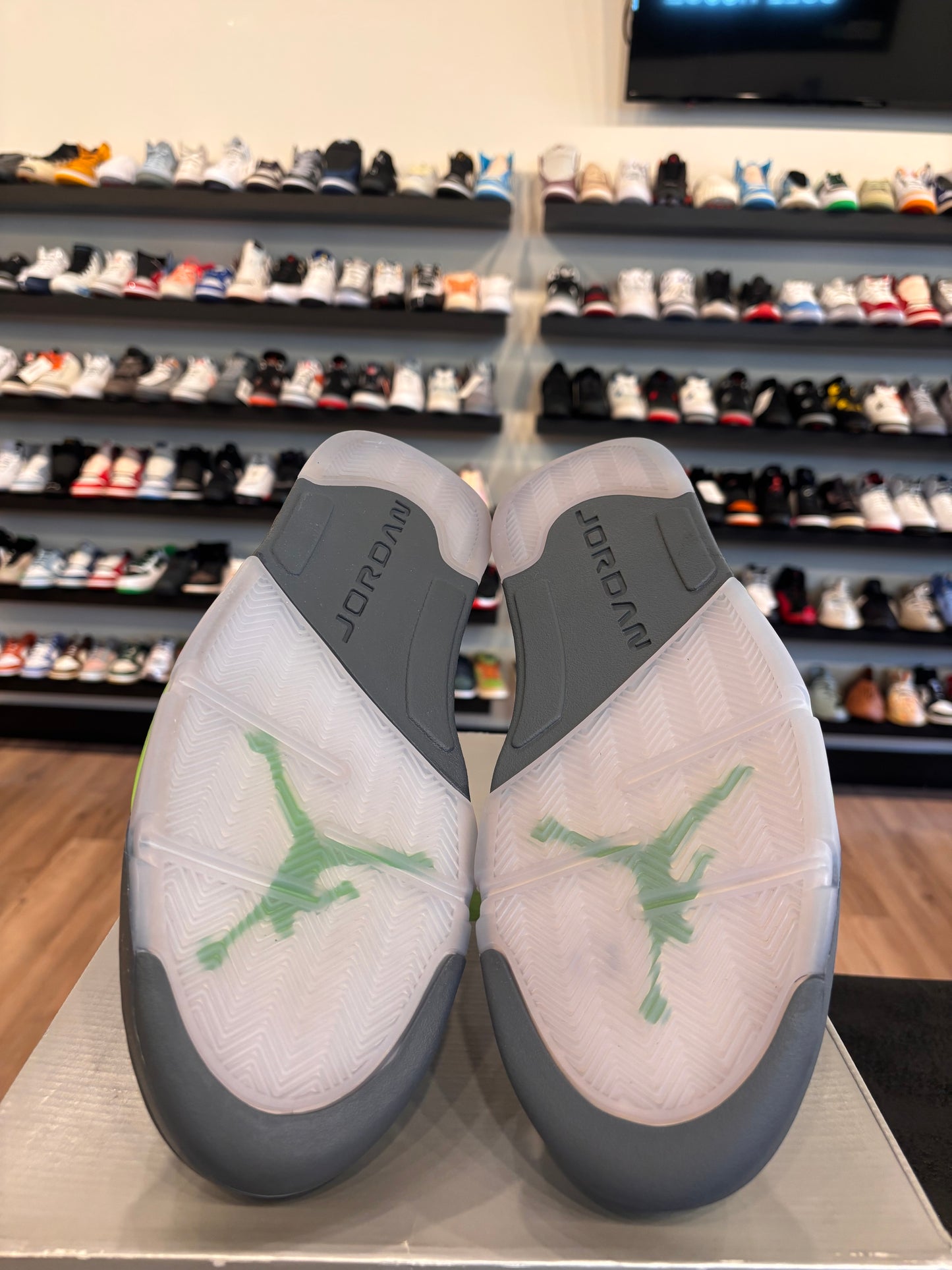 Jordan 5 Green Bean Size 13 Pre-Owned