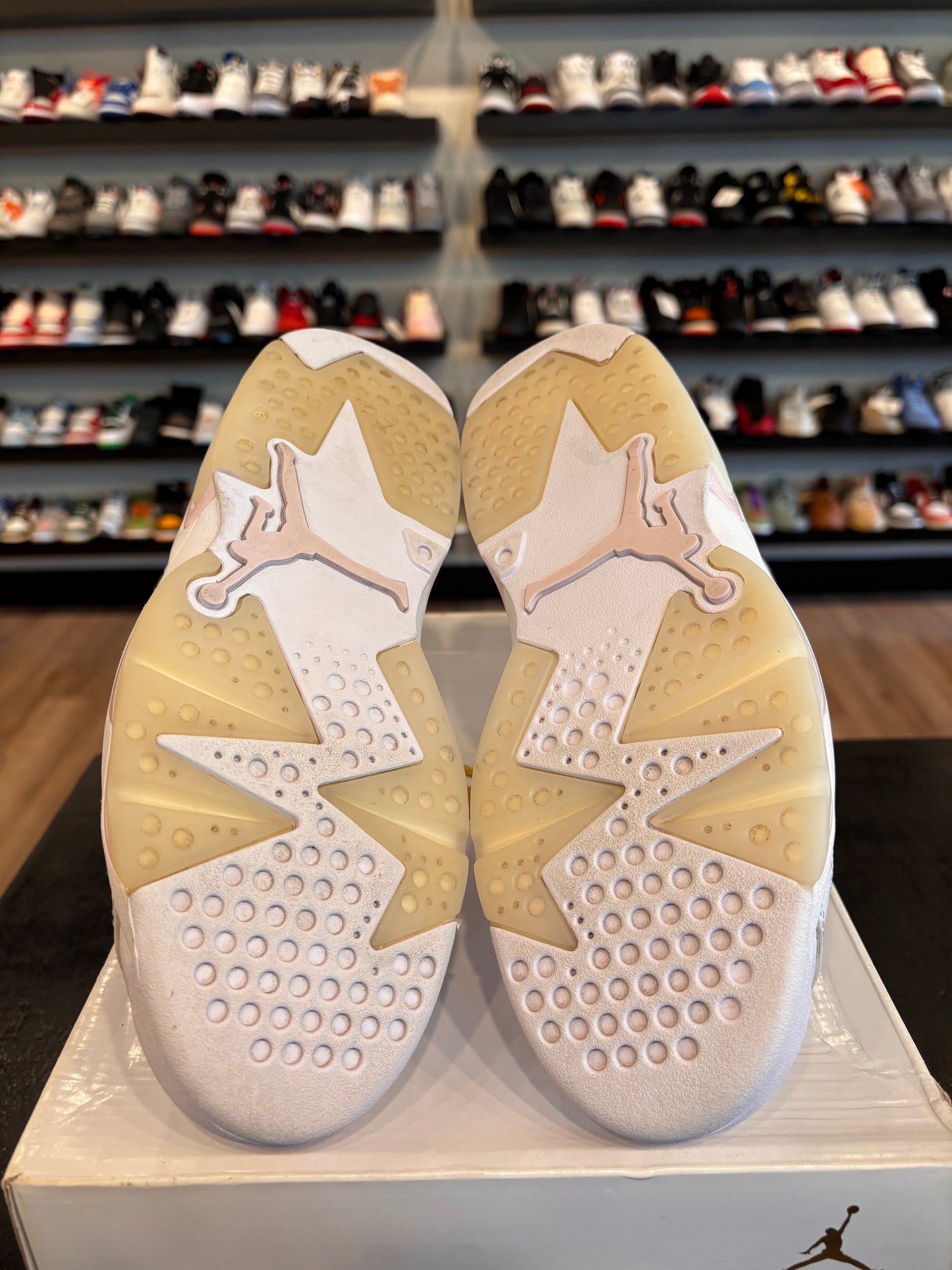 Jordan 6 Gold Rings Size 6.5Y (8W) Pre-Owned