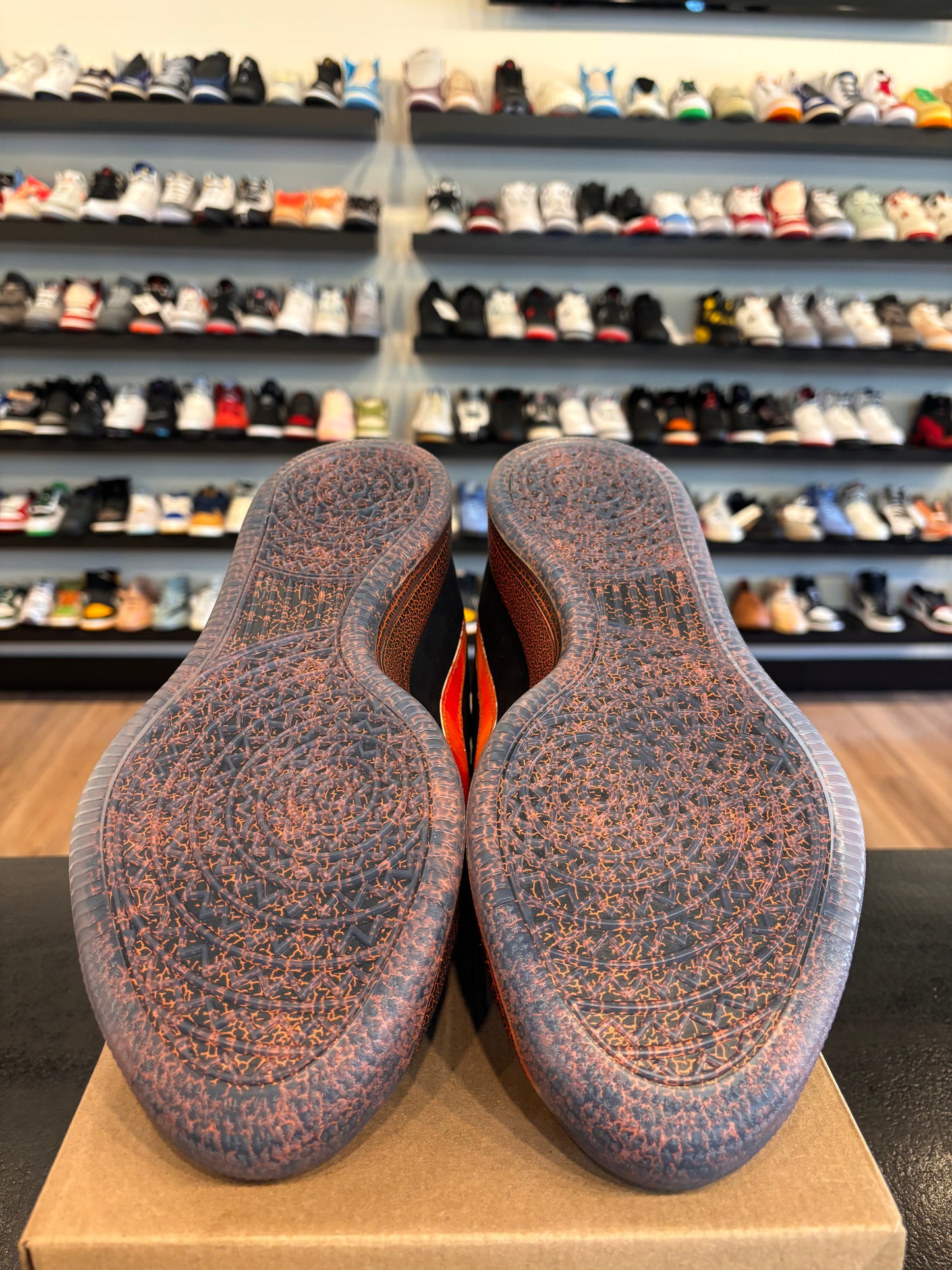 Nike Book 2 Rising Sun Black Orange Size 12 Brand New (No Box)