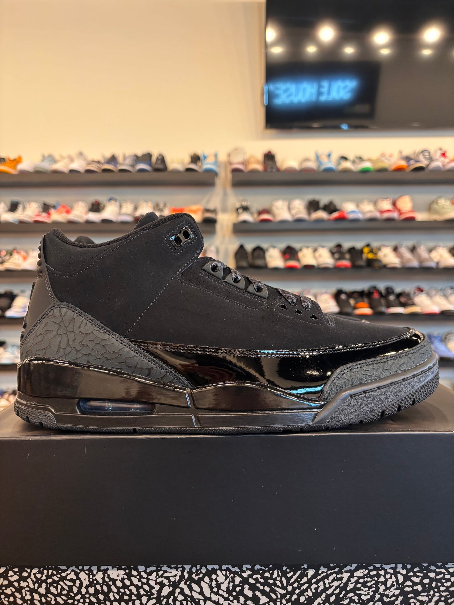 Jordan 3 Black Cat Size 12 Brand New