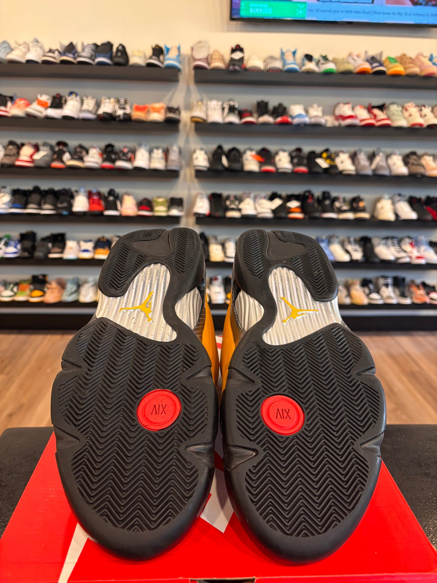 Jordan 14 Ferrari Size 15 Pre-Owned (No Box)