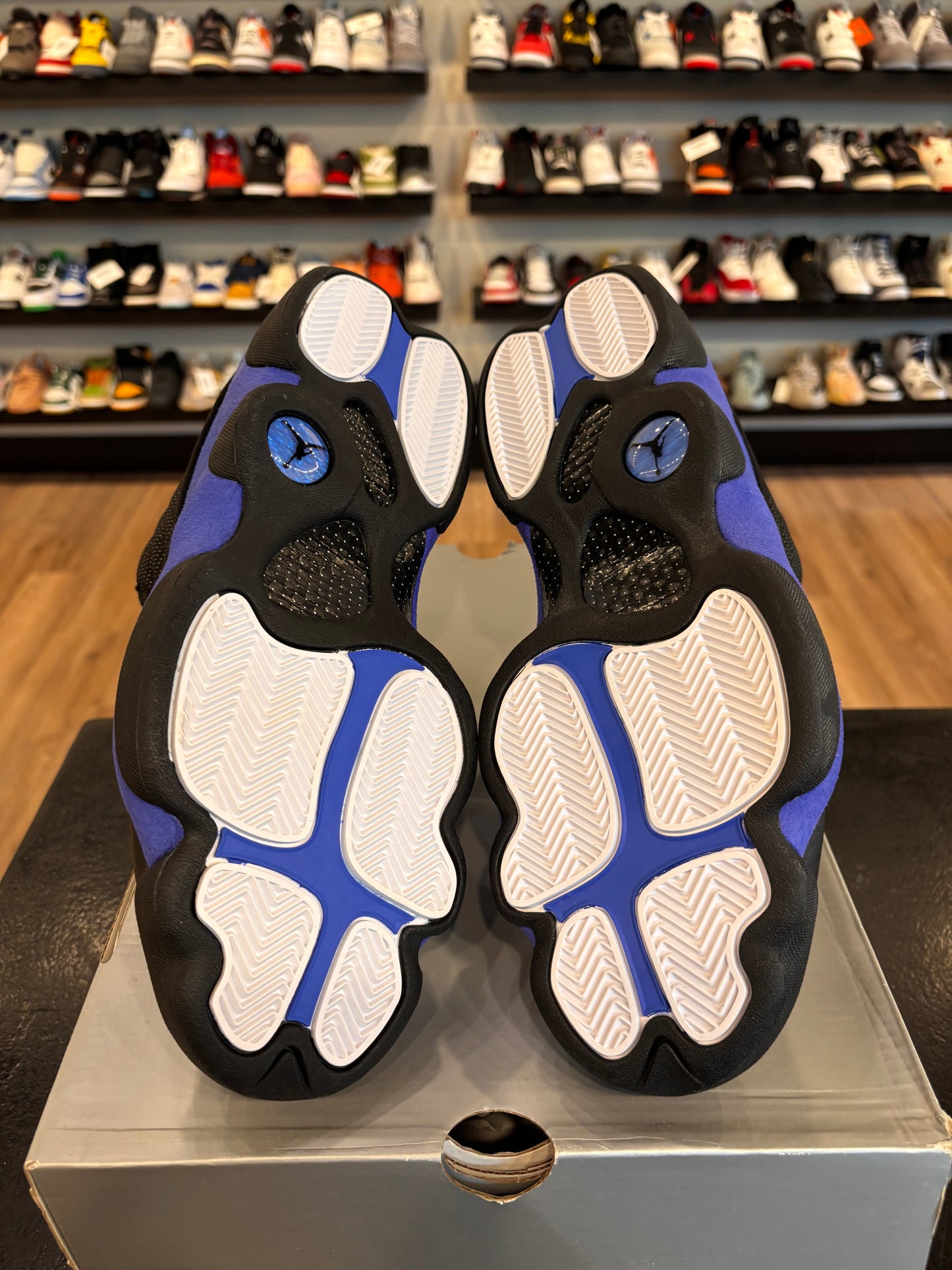 Jordan 13 Black Hyper Royal Size 12 Brand New