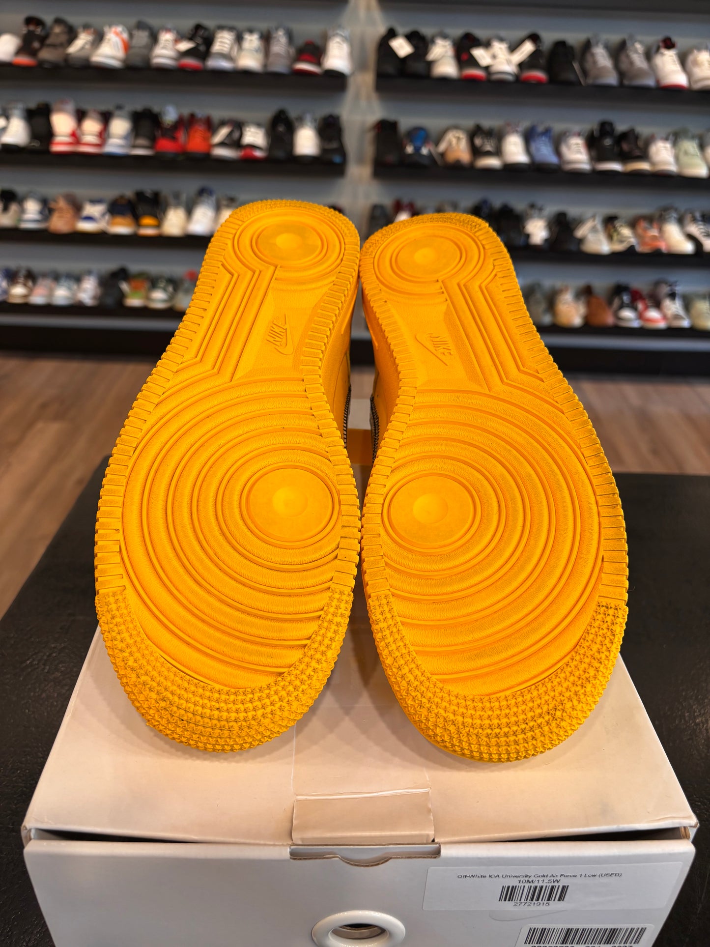 Nike Air Force 1 Low Off-White Lemonade Size 10 Pre-Owned