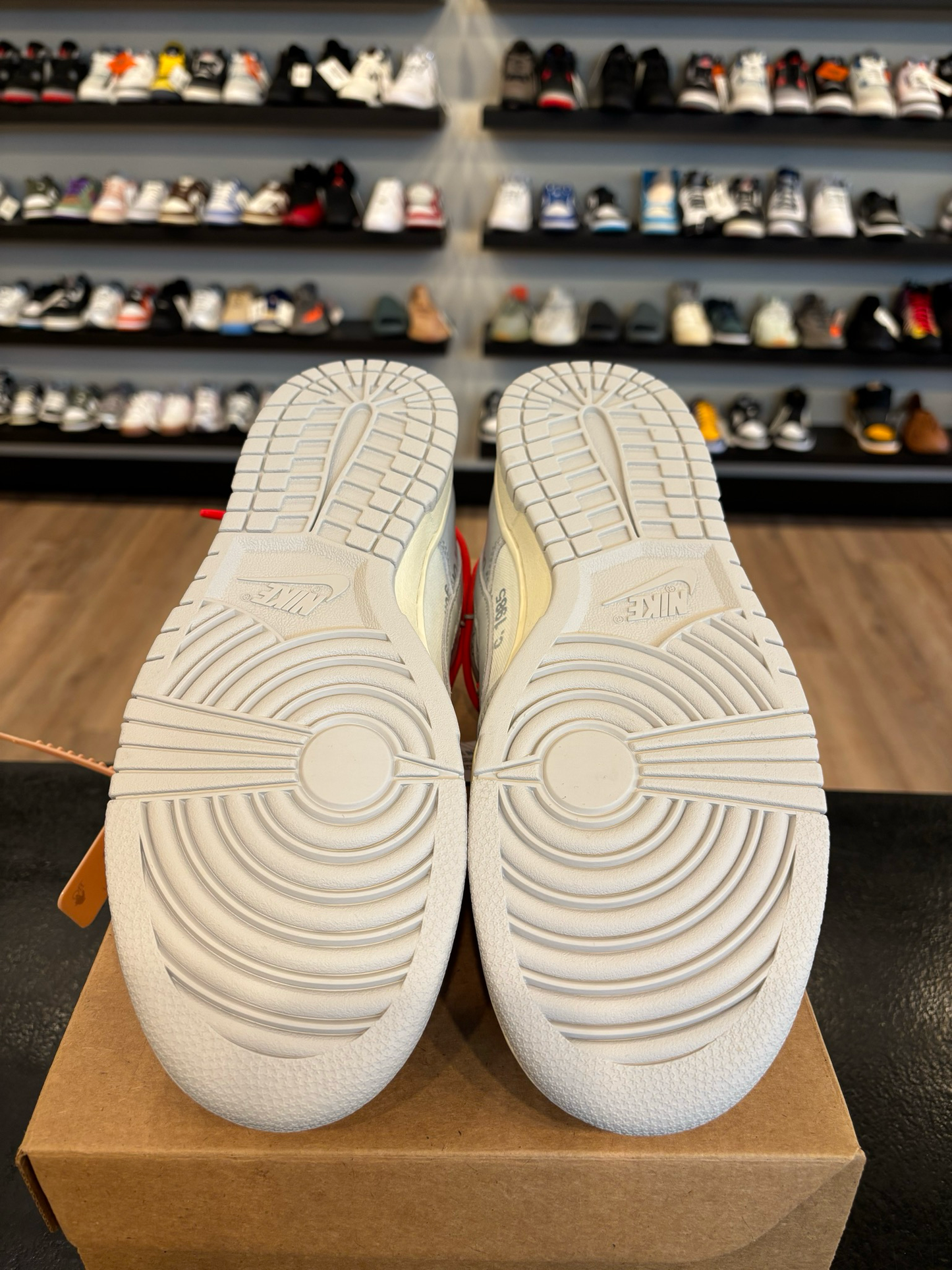 Nike Off-White Dunk Low Lot 6 Size 8.5 Brand New (No Box)