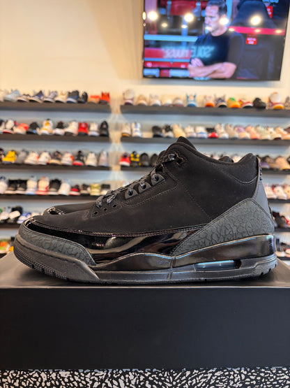 Jordan 3 Black Cat 2025 Size 12 Pre-Owned