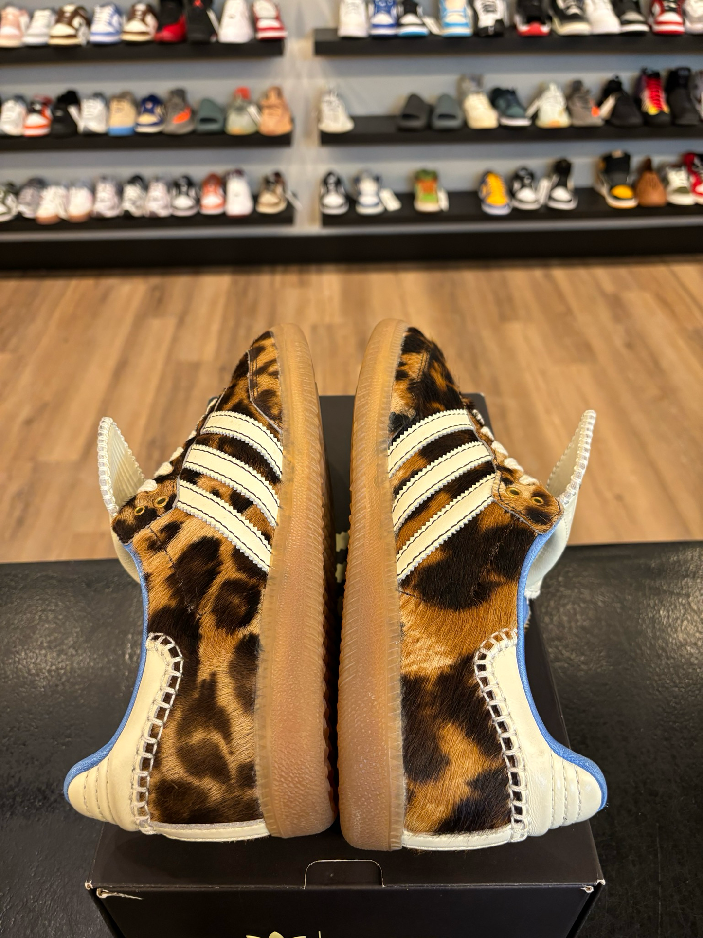 Adidas Wales Bonner Samba Leopard Size 9.5 Pre-Owned
