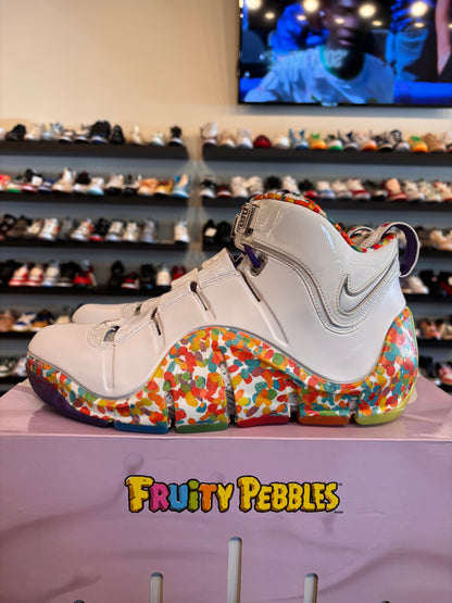 Nike Lebron 4 Fruity Pebble 2024 Size 10.5 Pre-Owned