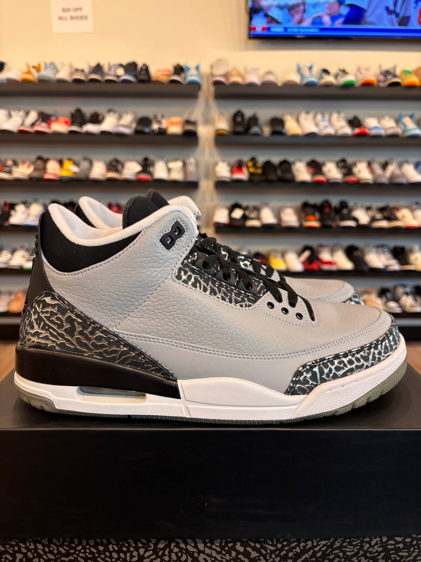 Jordan 3 Wolf Grey Size 10 Brand New