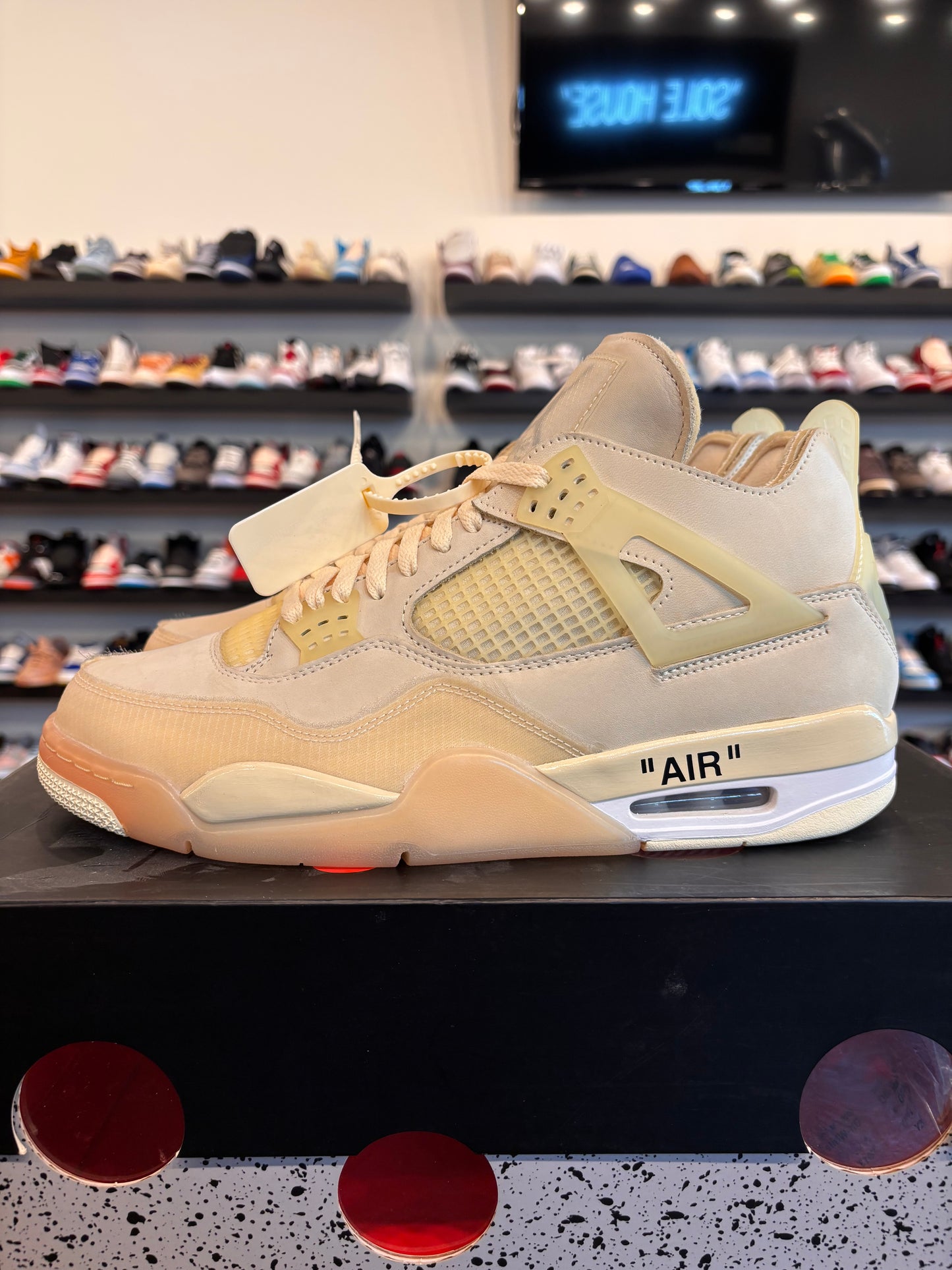 Jordan 4 Off-White Sail Size 11.5 (13W) Brand New
