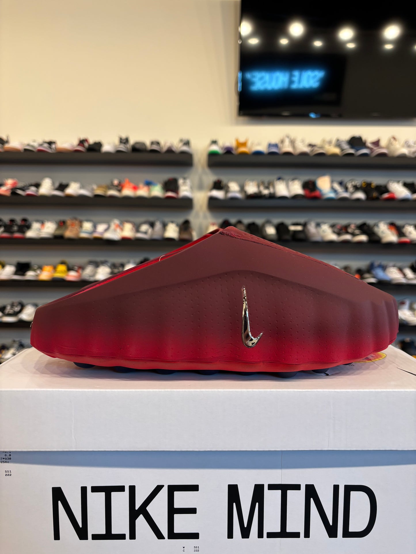 Nike Mind Slide 001 Red Size 11 Brand New