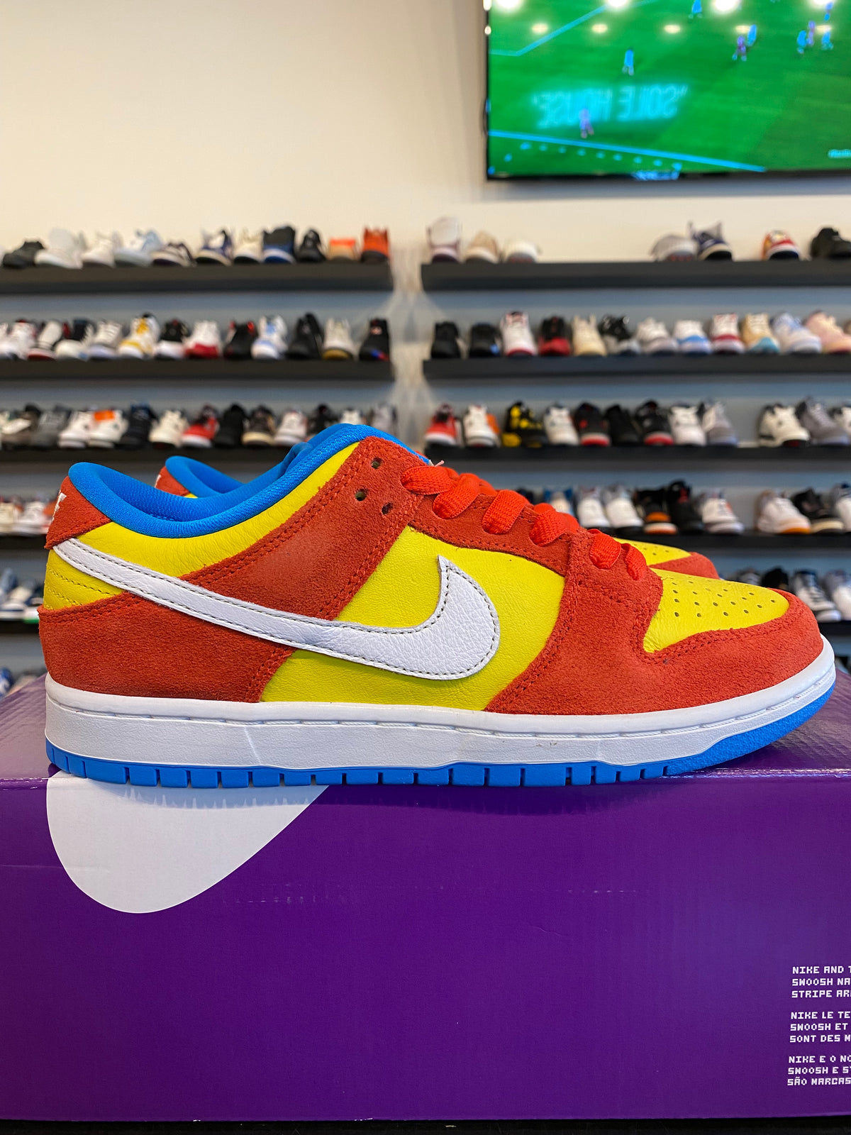 Nike SB Dunk Low Bart Simpson Size 7 Brand New