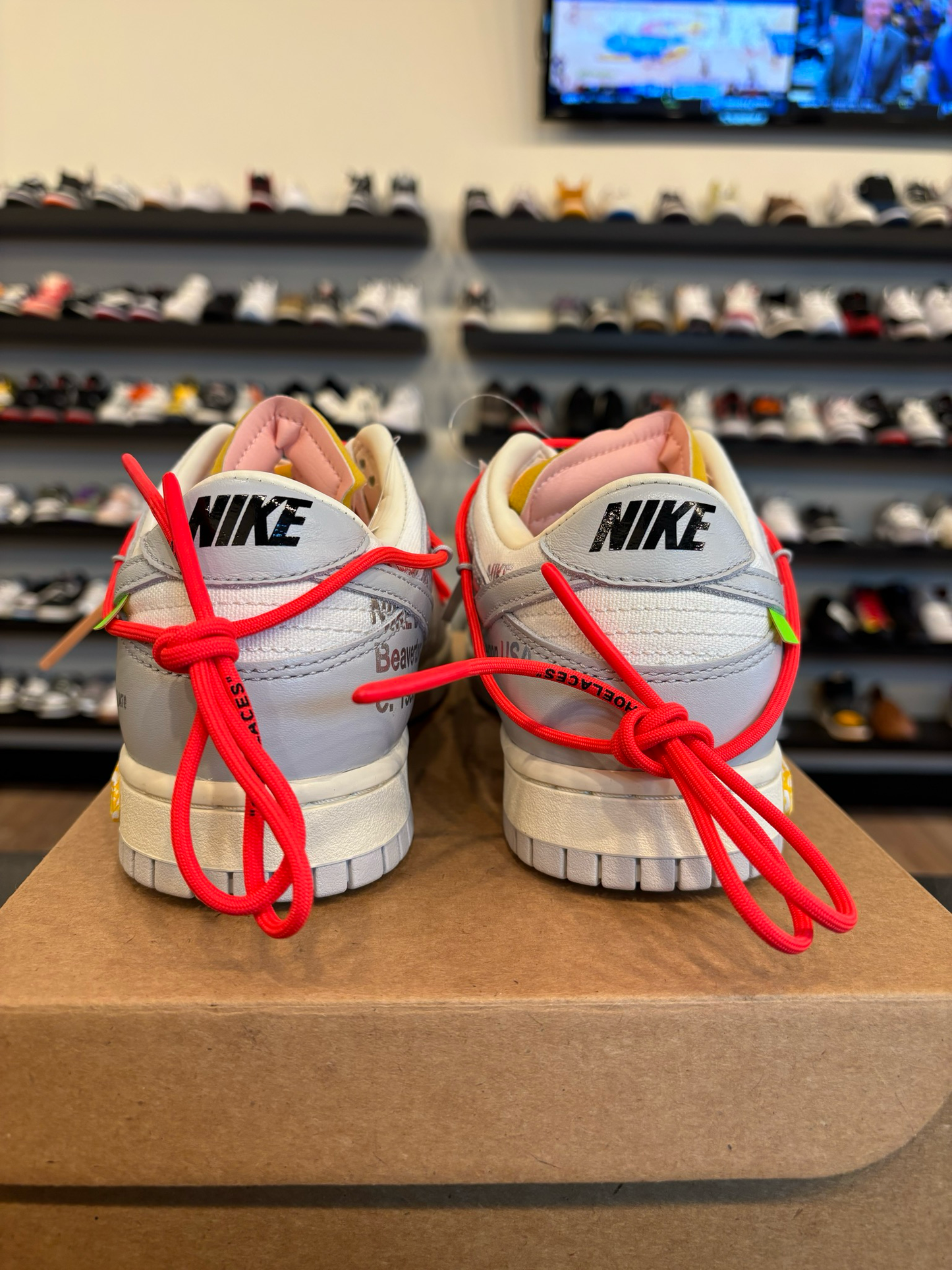 Nike Off-White Dunk Low Lot 6 Size 8.5 Brand New (No Box)