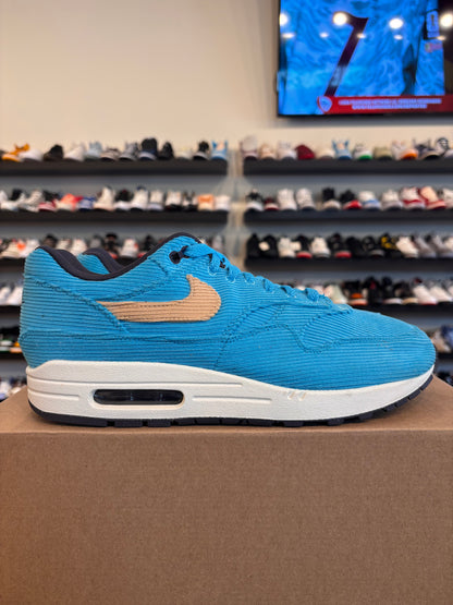 Nike Air Max 1 Blue Cord Size 11 Pre-Owned (No Box)
