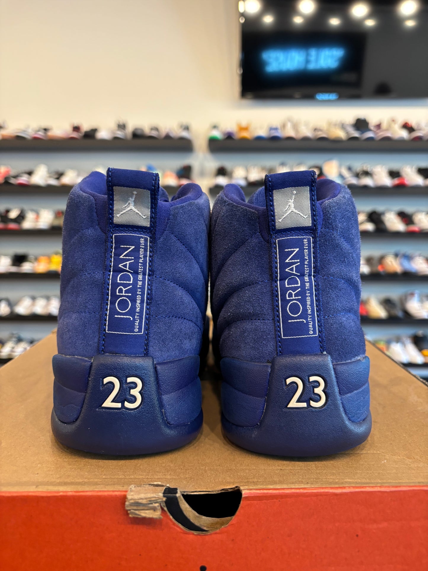 Jordan 12 Blue Suede Size 10.5 Pre-Owned