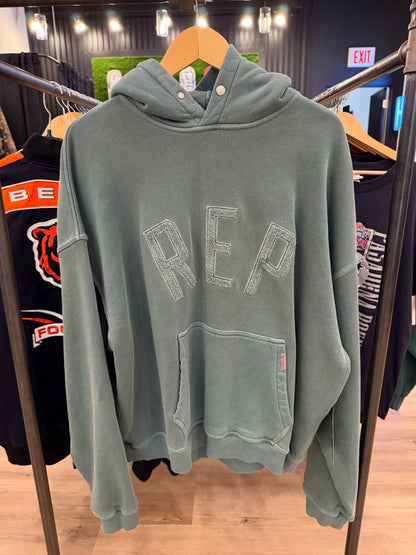 Represent Hoodie Varsity Letter Green Size Small Brand New