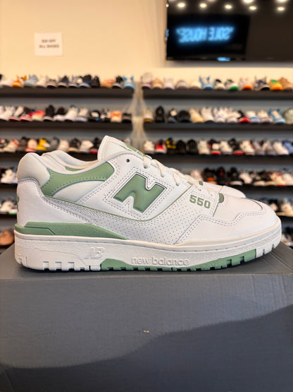 New Balance 550 White Mint Green Size 10 Brand New