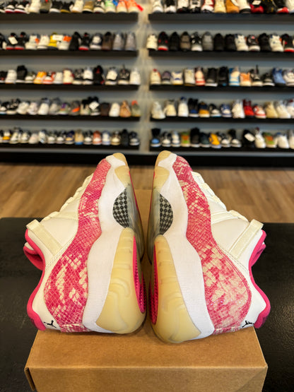 Jordan 11 Low Pink Snake Size 9 (10.5W) Pre-Owned (No Box)
