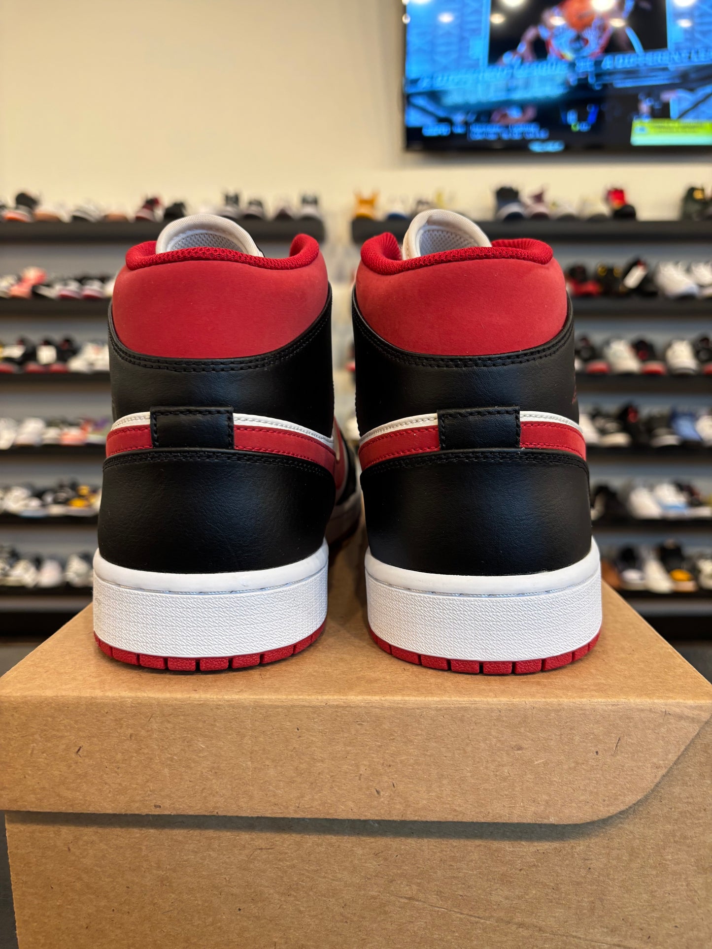 Jordan 1 Mid Team Red Size 13 Brand New (No Box)