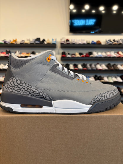 Jordan 3 Cool Grey Size 12 Pre-Owned (No Box)