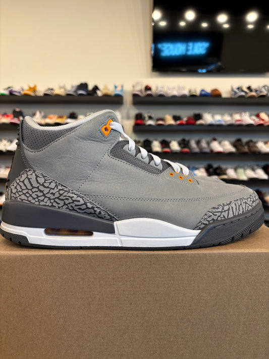 Jordan 3 Cool Grey Size 12 Pre-Owned (No Box)