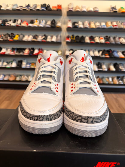 Jordan 3 Fire Red 2022 Size 9.5 Pre-Owned