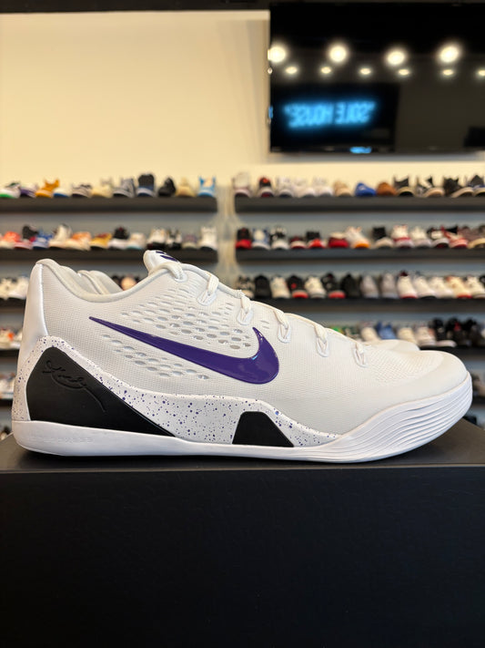 Nike Kobe 9 White Court Purple Size 14 Brand New
