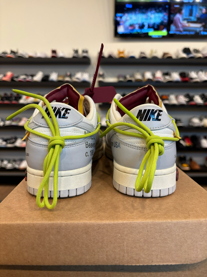 Nike Off-White Dunk Low Lot 8 Size 8.5 Pre-Owned (No Box)